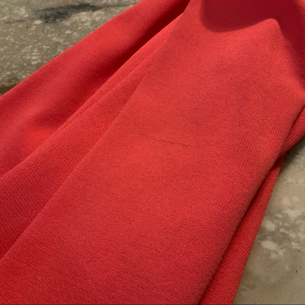 Knit Chic Coral Wood Bead Neckline Blazer Top Sz L - Picture 8 of 12